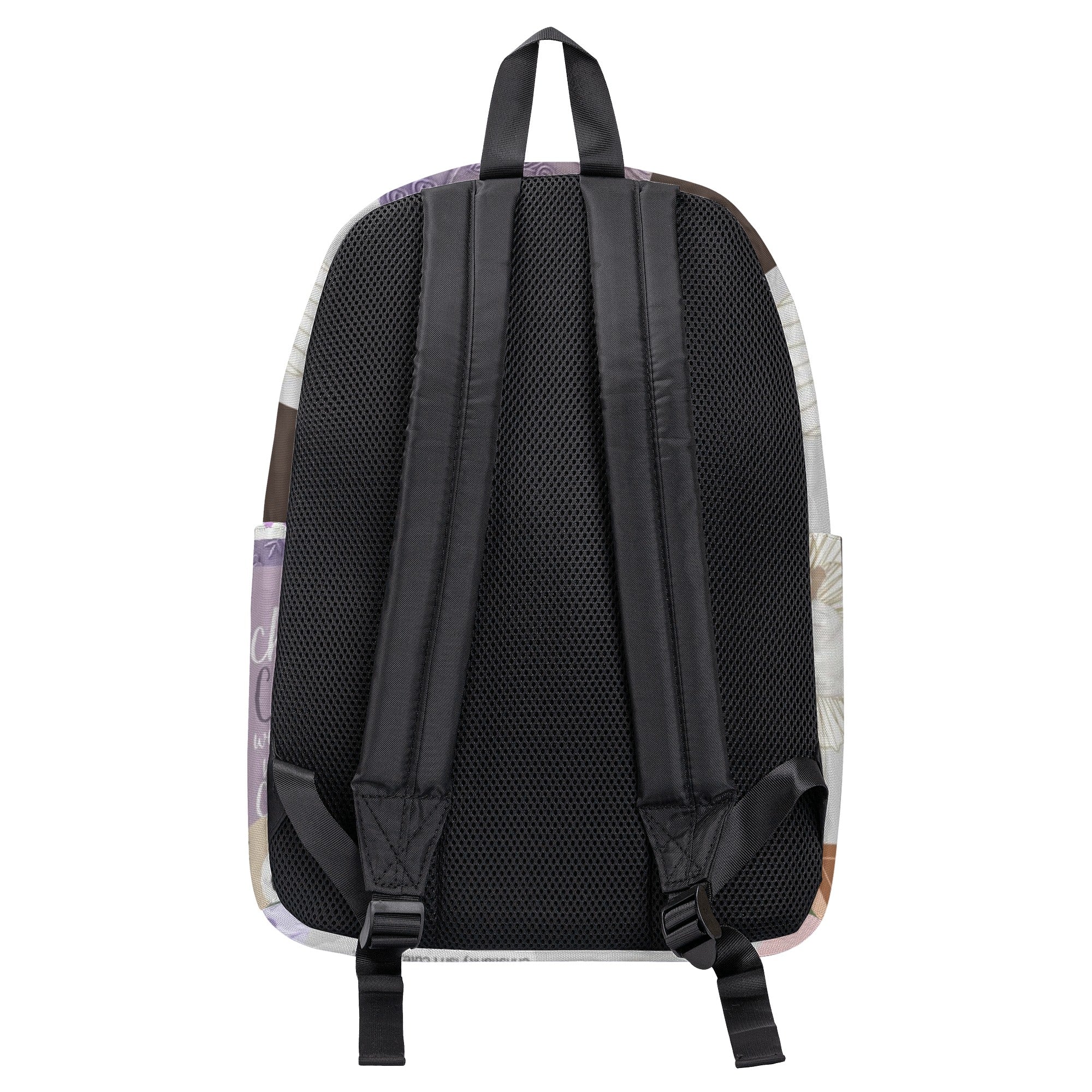 Christian Cross Collage Backpack, Bible Verse Inspirational Backpack, Faith Over Fear Backpack, Worship and Scripture School Bag, Religious Motivational Gift.PLAF51