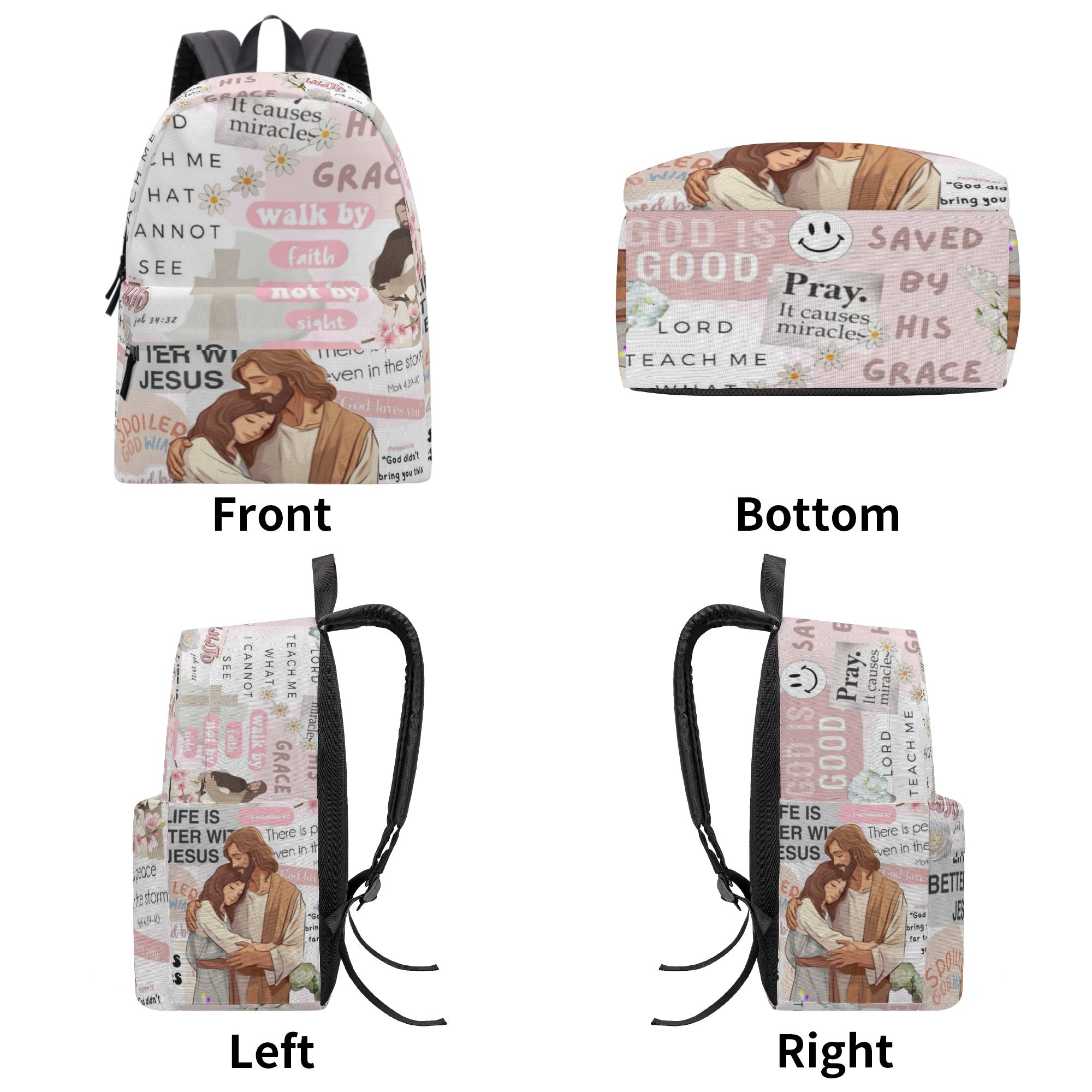 Jesus Love You Backpack, Jesus Backpack, Christian Jesus Backpack. PLAF11