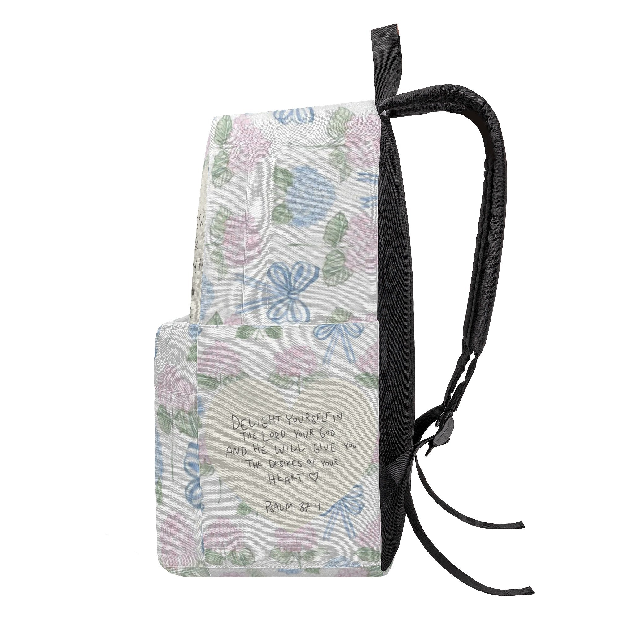 Psalm 37:4 Backpack, Jesus Backpack, Christian Jesus Backpack. PLAF12