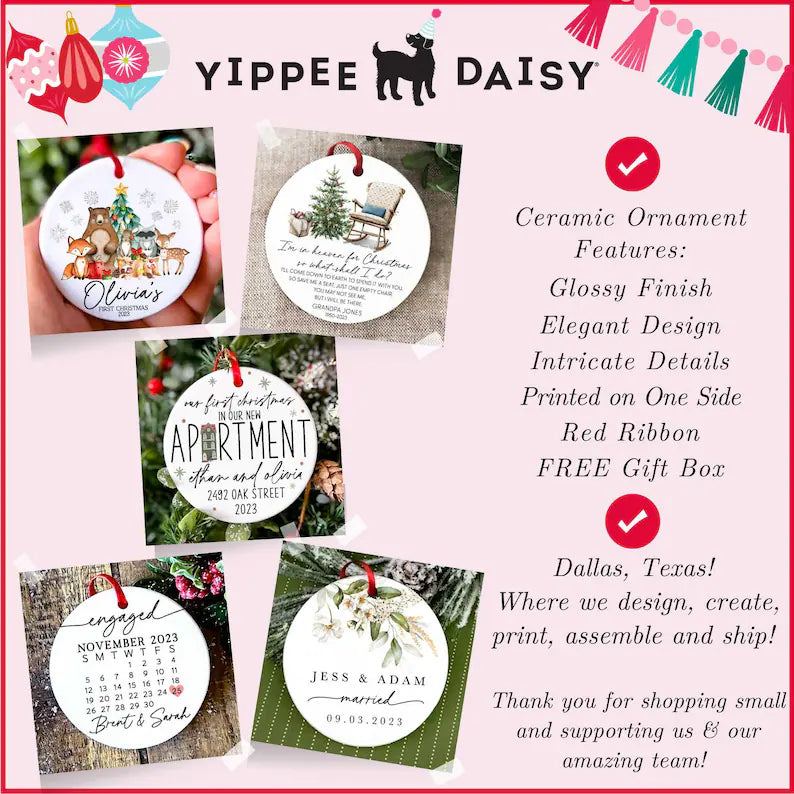 I Saw That Jesus Ornament 2025, Funny Christian Christmas Decoration, Secret Santa or White Elephant Gift