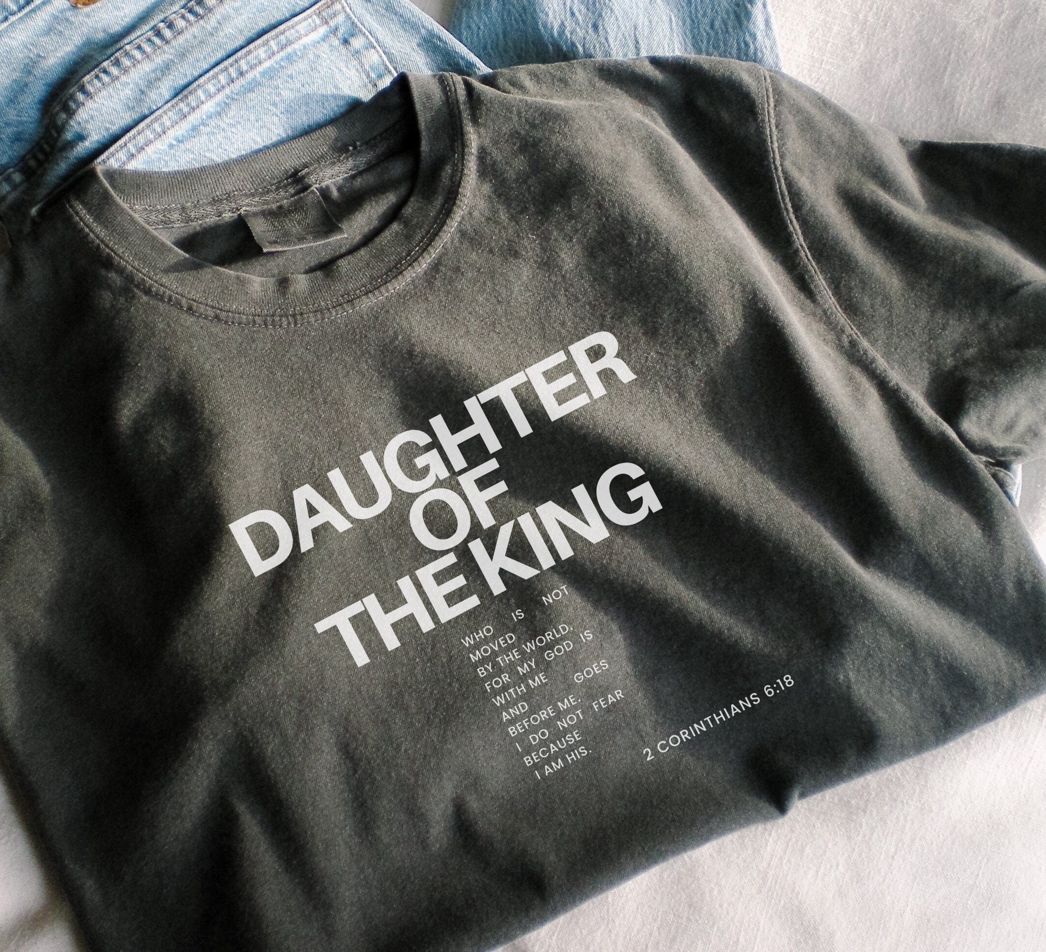 Child of God Shirt, Daughter of the King Shirt, Love Like Jesus Shirt, Jesus is King Merch, Christian shirt, Faith Shirt, Bible Verse Shirt