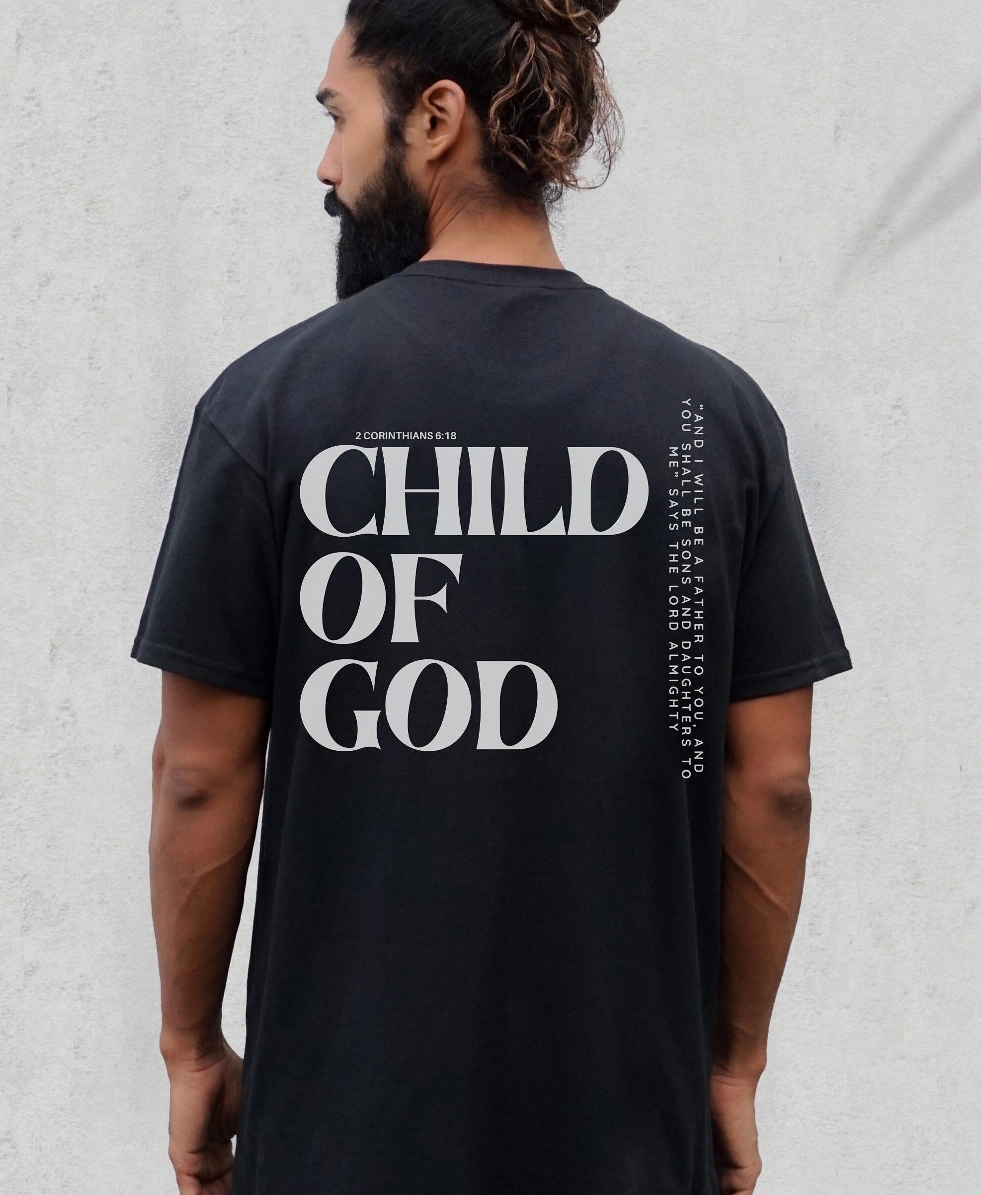 Child of God Shirt, Jesus is King Shirt, Mens Christian Shirt, Bible Verse Shirt, Scripture Shirt, Christian Streetwear, Faith Shirt
