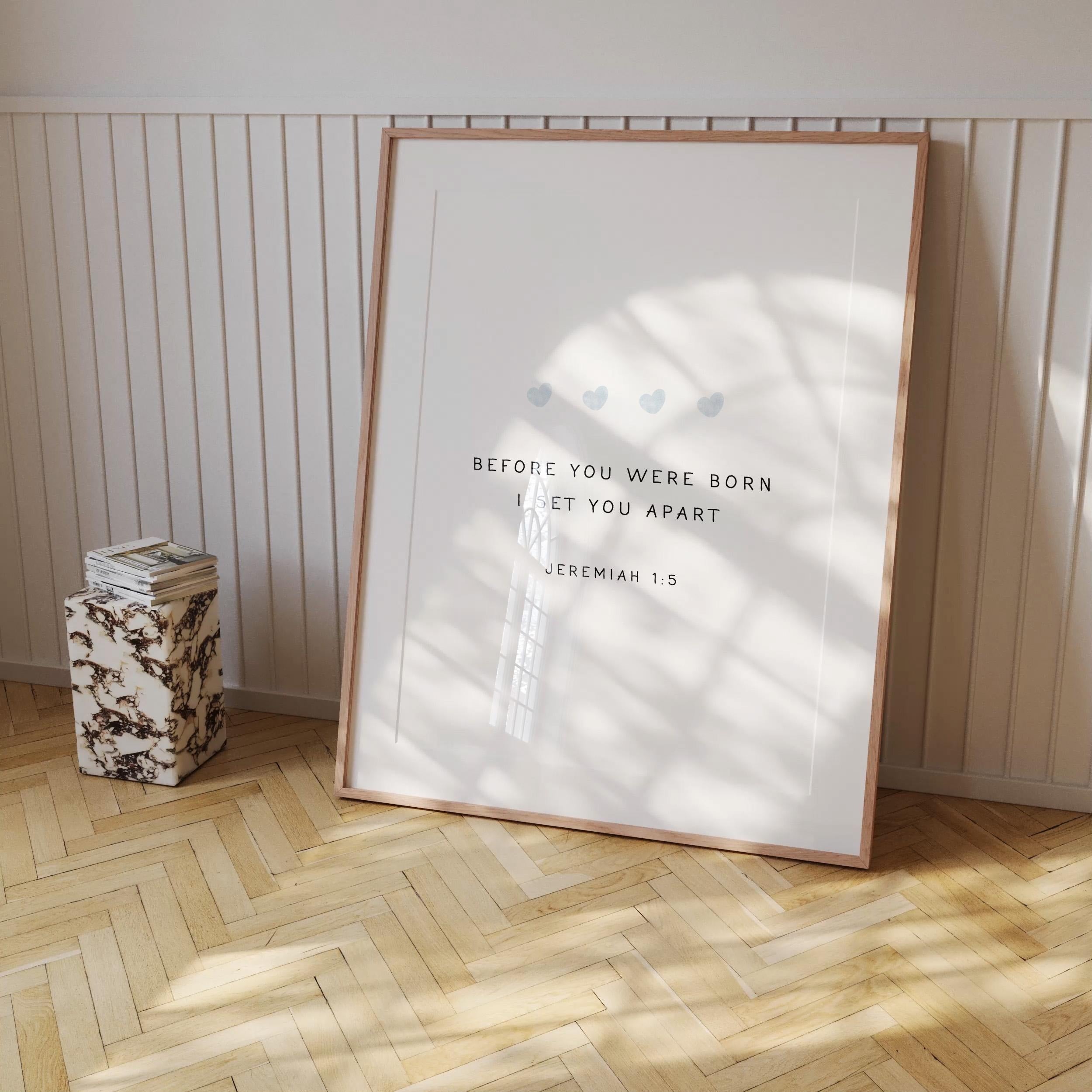 Set of 3 Christian Nursery Print Bible Verse Wall Art Neutral Nursery Decor Jesus Teaching Children Printable Fearfully and Wonderfully Made