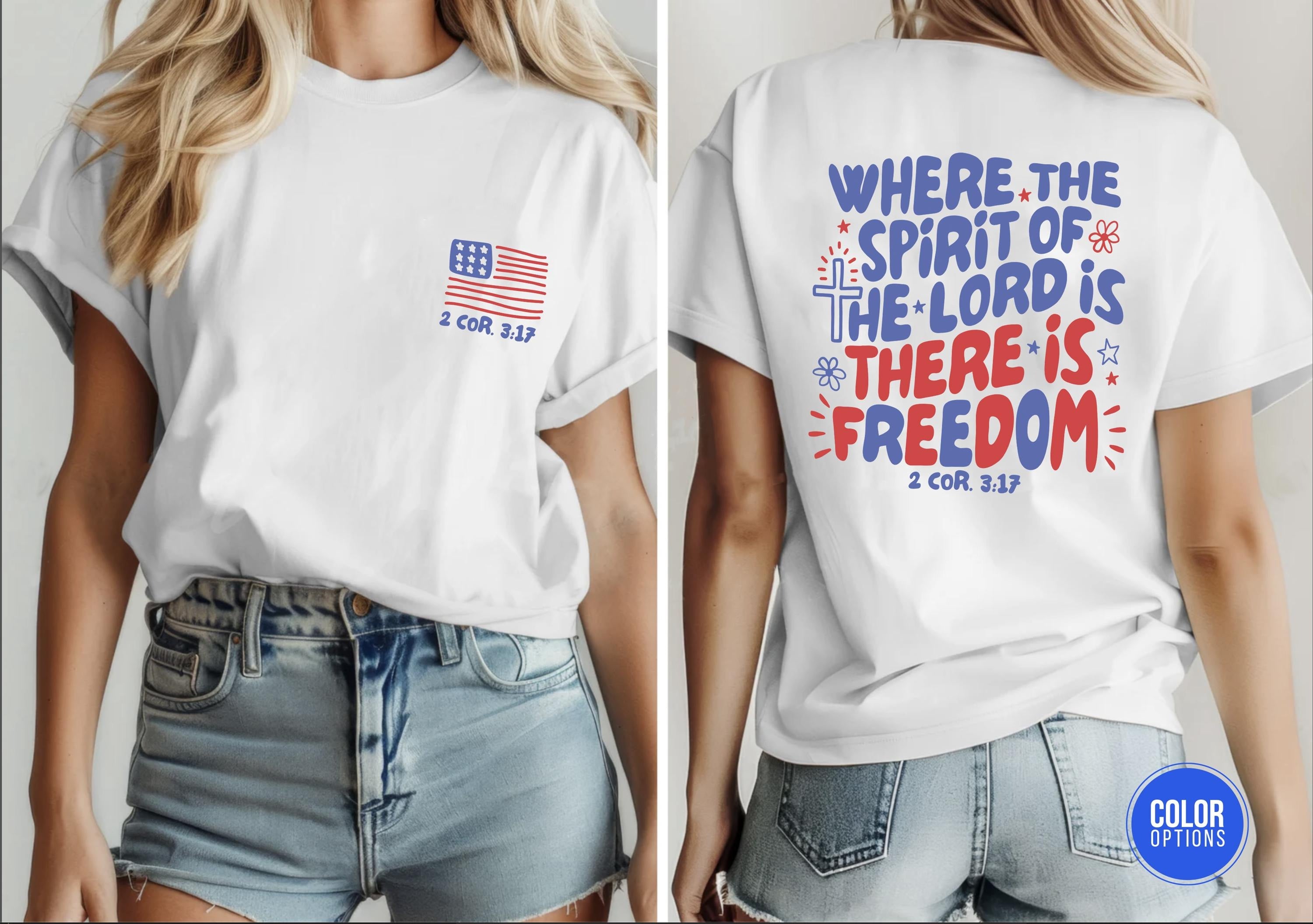 Where the Spirit of the Lord Is Shirt, Bible Verse Tee, Christian Freedom Shirt, Religious Quote T-Shirt, Faith Based Gift, Christian Gifts