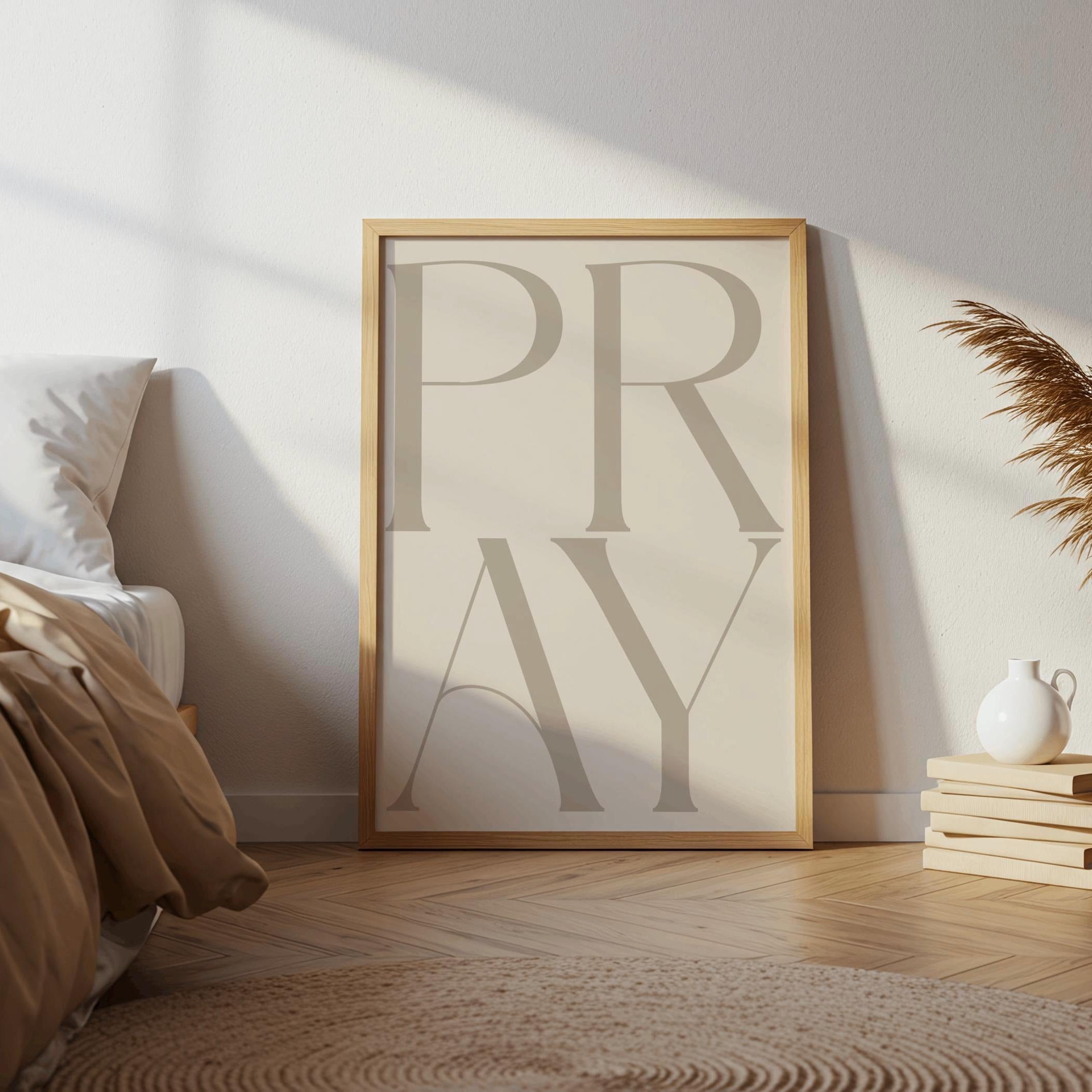 Neutral Christian Wall Art Set of 3 Prints, Bible Verse Printable Bundle, Minimalist Scripture Posters, Modern Religious Decor for Girls