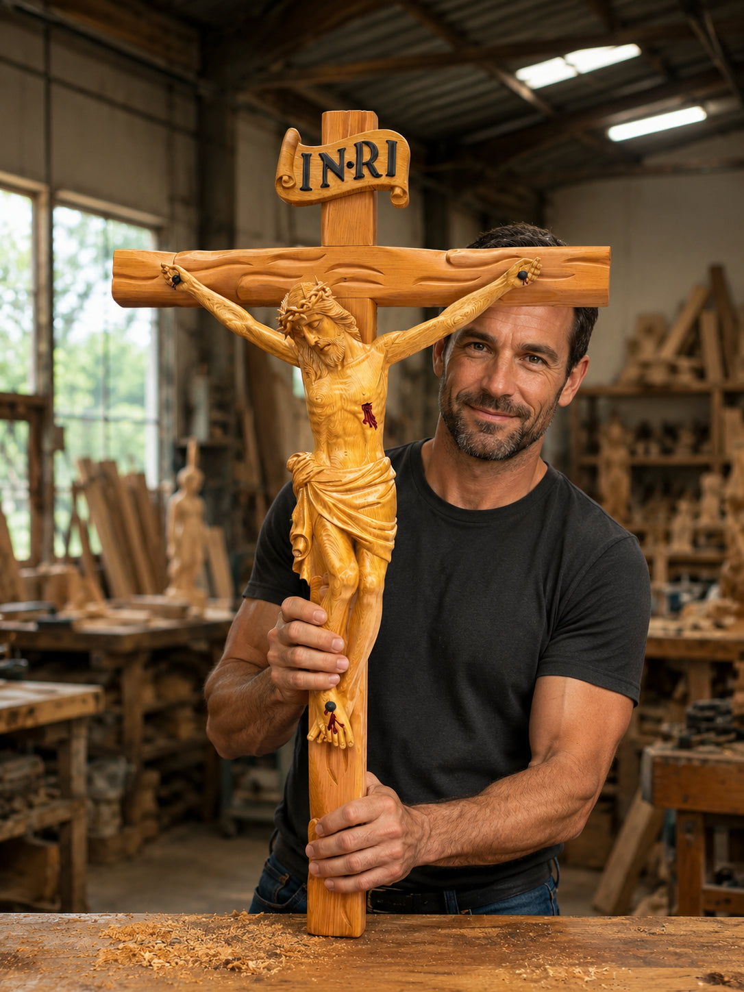 Blood wooden statue (limited edition)