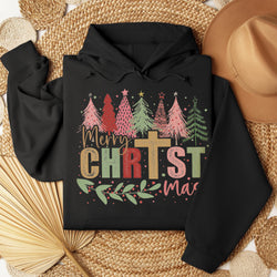 Christian Christmas Sweatshirt, Merry Christian Mas Sweatshirt, Coquette Jesus Christmas Sweatshirt. ILAF20