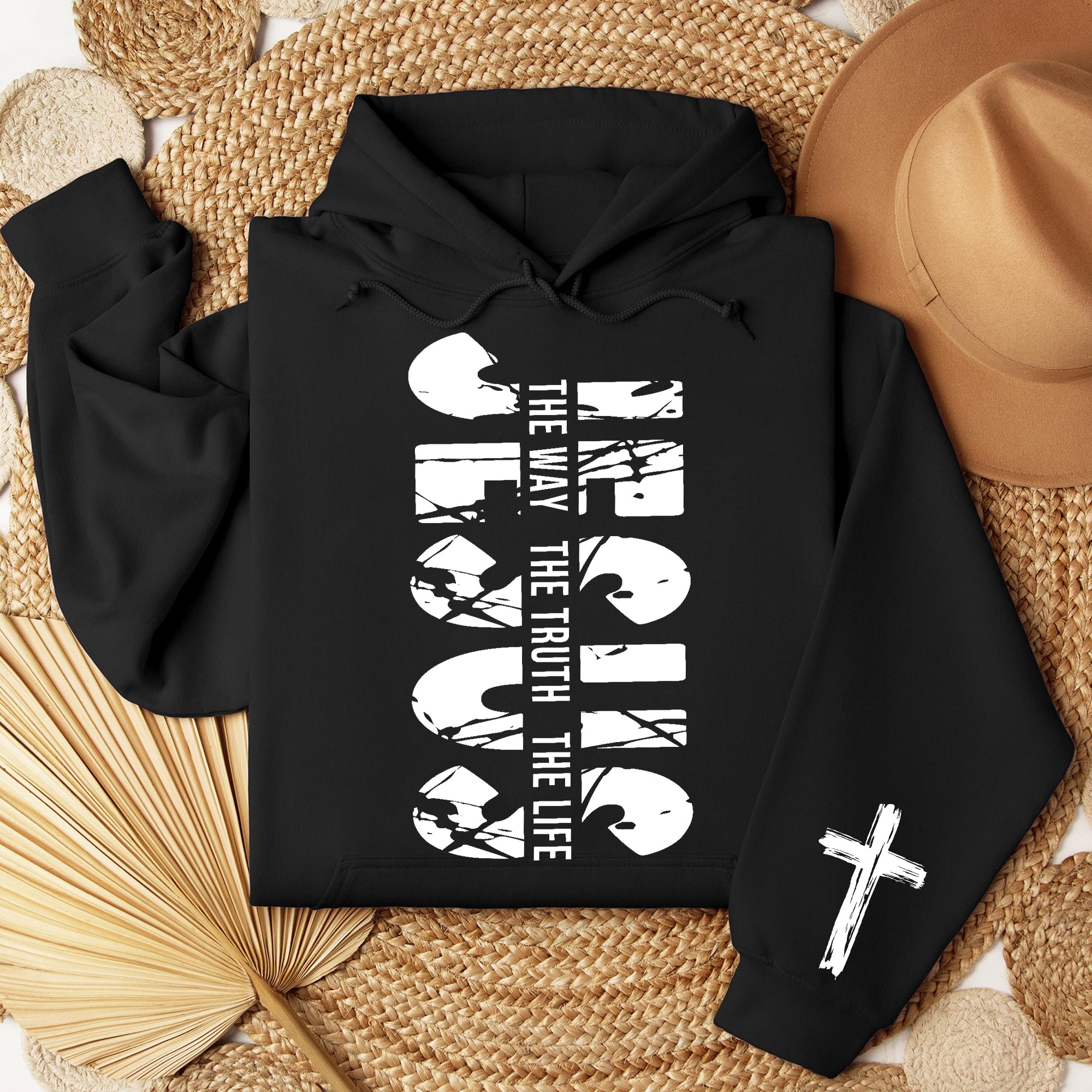 Jesus The Way The Truth The Life, Christian Sweatshirt, Coquette Jesus Sweatshirt, Jesus Lover Sweatshirt. ILAF16