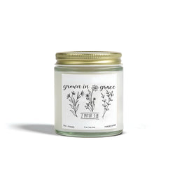 Grown in Grace Christian Candle, 2 Peter 3:18 Bible Verse, Inspirational Gift for Women, Uplifting Candle for Spiritual Growth CDLAF20