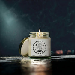 There Was Jesus Candle, In the Searching, Healing, Hurting, Inspirational Christian Candle, Uplifting Gift for Faith and Comfort CDLAF34